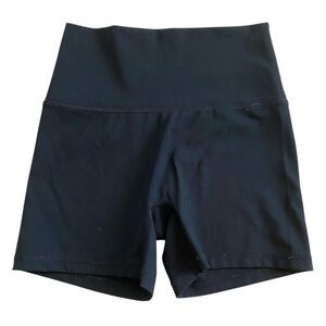 Aerie Black High-Rise Bike Shorts